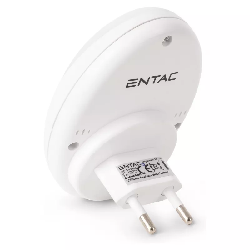 ENTAC LED Night Light 0.5W Oval Warm White with Dusk Sensor