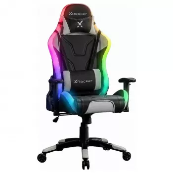 XROCKER Mängutool Must Neo Motion RGB LED Valgustuse ja Mugavuspatjadega