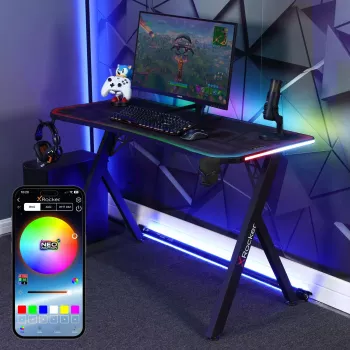 X Rocker Lumio RGB mängulaud LED-valgustuse ja hiirematiga