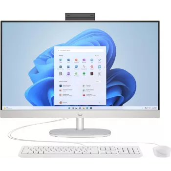 HP 27-cr0501ng 27-tolline All-in-One arvuti, AMD Ryzen 5 7520U, 8GB RAM, 512GB SSD, Lumivalge