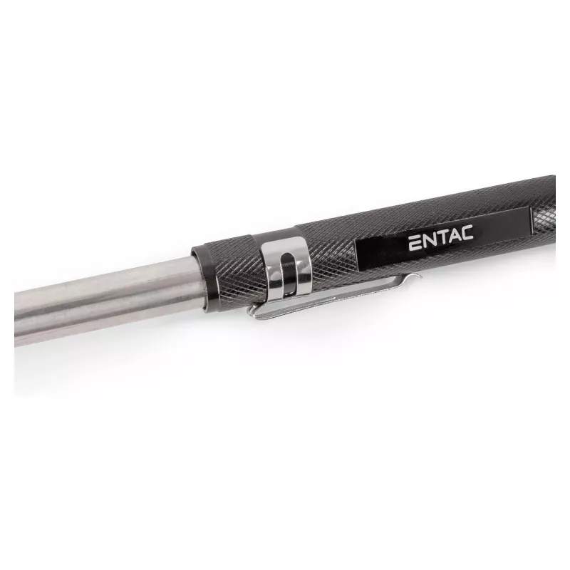 ENTAC EFL-1W-FLEX-ALU 1W LED-taskivalgusti teleskoopkaelaga, alumiinium, must