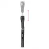 ENTAC EFL-1W-FLEX-ALU 1W LED-taskivalgusti teleskoopkaelaga, alumiinium, must
