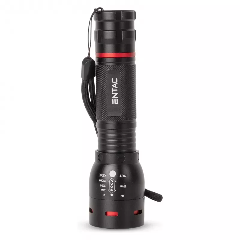 ENTAC EFL-ZOOM-5W-ALU Suumitav LED-taskilamp 350 luumenit must