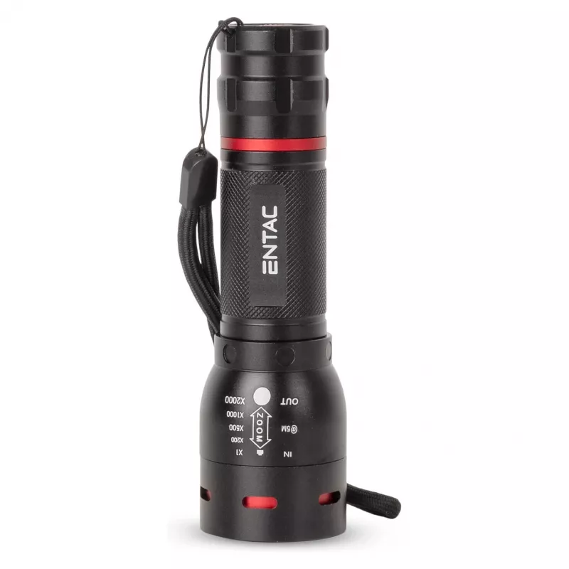 ENTAC EFL-ZOOM-5W-ALU Suumitav LED-taskilamp 350 luumenit must