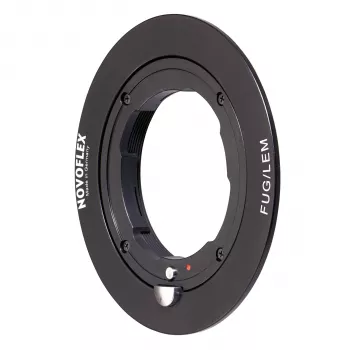 Novoflex FUG/LEM Leica M objektiivi adapter Fujifilm GFX kaamerale, must
