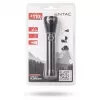 ENTAC 1W LED Taskulamp Alumiinium Must AA Aku