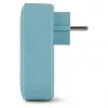 ENTAC Pistikupesa adapter 2x USB-A sinine