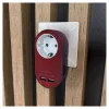 ENTAC seinakontaktiadapter 2x USB-A Burgundia
