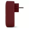 ENTAC seinakontaktiadapter 2x USB-A Burgundia