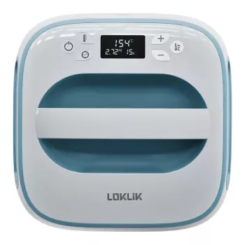 LOKLIK Easy Heat Press 25.5 x 25.5 cm Denim Blue