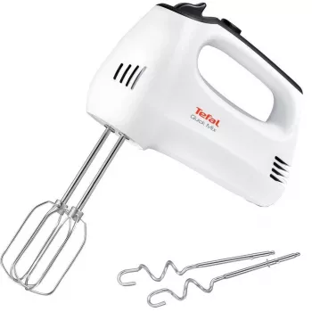 TEFAL HT3101 QuickMix Käsimikser, 300 W, 5 kiirust, turbo, valge