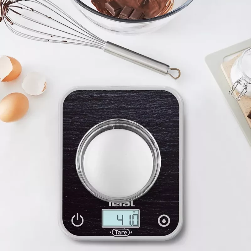 TEFAL Köögikaal BC50D2V0 Optiss - Digitaalne LCD, 5 kg mahutavus, must