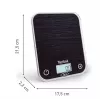 TEFAL Köögikaal BC50D2V0 Optiss - Digitaalne LCD, 5 kg mahutavus, must