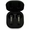 Guess 4G Metal Logo True Wireless Stereo Bluetooth Earbuds with Charging Case (Black)