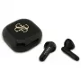 Guess 4G Metal Logo True Wireless Stereo Bluetooth Earbuds with Charging Case (Black)