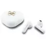 Guess 4G Metal Logo True Wireless Stereo Bluetooth Kõrvaklapid Laadimiskarbiga (Valge)