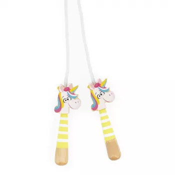 Janod Applepop Unicorn Hüppenöör Puidust Käepidemetega 3+
