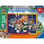 Ravensburger Kinderpuzzle Paw Patrol 3 Dino Movie (2x 12 Pieces)