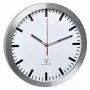TFA 60.3528.02 Raadiojuhitav seinakell alumiinium 300 mm x 45 mm vaikne libisev liikumine