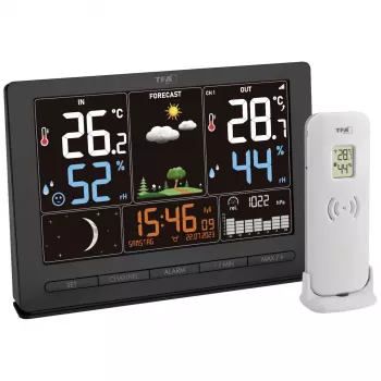 TFA 35.1118.01 Black SEASON Wireless Weather Station