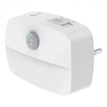 ANSMANN NL30 AC 1.5W LED öölamp hämarasensoriga, valge
