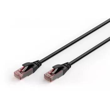 DIGITUS CAT 6 U/UTP Outdoor Patch Cable, Cu, PE, 10 m, Black