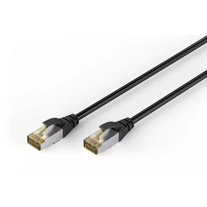 DIGITUS CAT 6A S-FTP Outdoor Patch Cable, Copper, PE, 10 m, Black