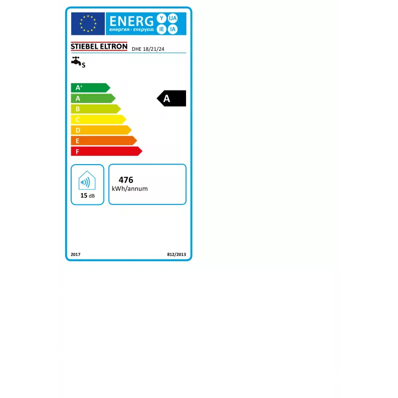 STIEBEL ELTRON STE DHE 18/21/24 Täiselektrooniline läbivooluveeboiler 18/21/24 kW