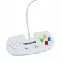 Retro Games The Gamepad White - Juhtmega USB mängupult arvutile, Macile, ZX Spectrumile, THEC64-le, THEA500 Mini-le - Digitaalne D-Pad, 10 nuppu, 1,8 m kaabel