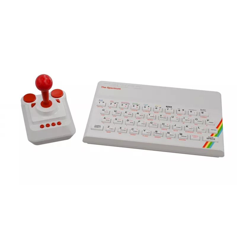Retro Games The Spectrum White Edition - ZX Spectrum HD konsool juhtkangiga ja 40+ eellaaditud mänguga
