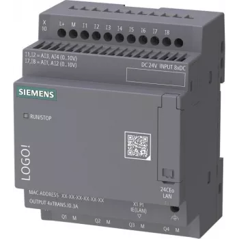 Siemens LOGO! 24 CEo Base Module ilma ekraanita DC 24V