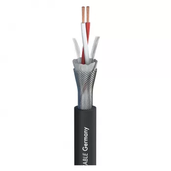 Sommer Cable SC-Primus mikrofonikaabel, 2 x 0,50 mm², PVC Ø 6,7 mm, must, meetrikaup (200-0151)