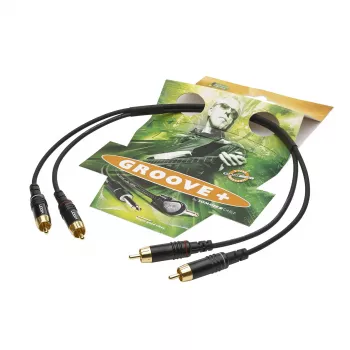 Sommer Cable SC-Onyx 2025 MKII stereo RCA-kaabel, asümmeetriline, 2 x 1 x 0,25 mm², 2x RCA-pistik – 2x RCA-pistik, HICON, must, 2,5 m (ON81-0250-SW)