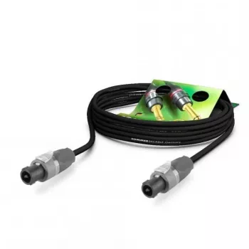 Sommer Cable Meridian 2x2.5 mm² kõlarikaabel 5 m must HICON HI-CM04-SC pistikutega