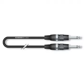 Sommer Cable SC-Tricone MKII pillikaabel 6m must 6,35mm TS mono pistik