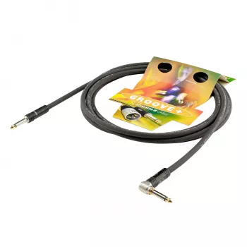 Sommer Cable SC-Spirit LLX pillikaabel 6m – must, 6,3mm TS-pistik nurga all sirgele