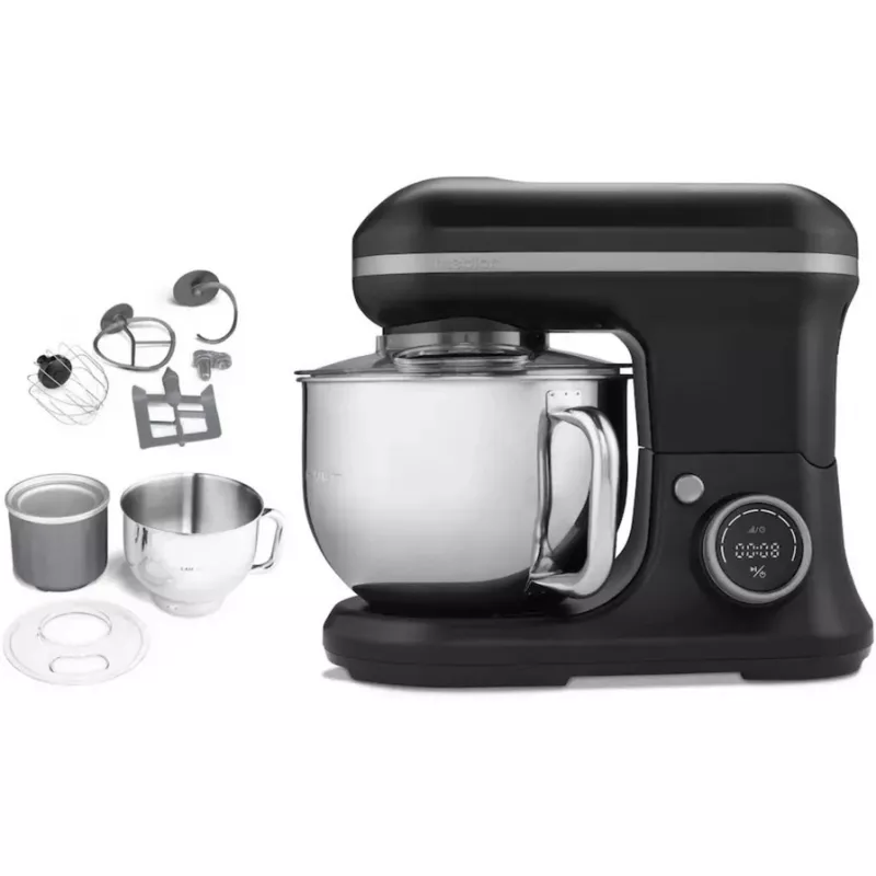 MEDION LIFE Digital Kitchen Machine MD18420 (Must, 1200 W, 5 L kauss, koos jäätisekausiga)
