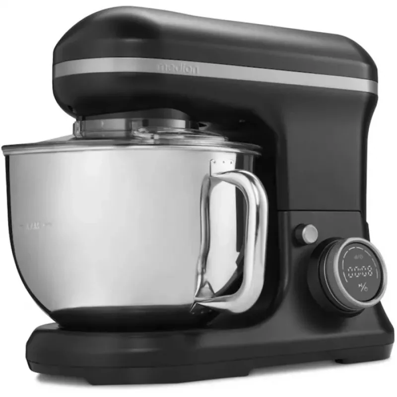 MEDION LIFE Digital Kitchen Machine MD18420 (Must, 1200 W, 5 L kauss, koos jäätisekausiga)