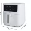 MEDION Air Fryer Life MD 11750 P10 XL (Mattvalge, 2150 W, 6.8 L korv)