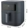 MEDION Life MD 11740 E40 XL Air Fryer, Grey, 2150 W, 5.2 L Basket