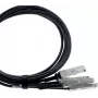 BlueLAN QDD-4ZQ100-CU2M-BL 400G QSFP-DD to 4x100G QSFP56 Breakout DAC Cable 2m