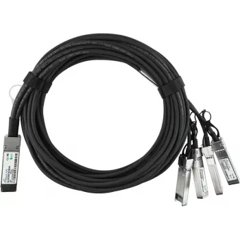 BlueOptics Dell 470-AAFD BlueLAN Passive 40GBASE-CR4 QSFP to 4x10GBASE-CR SFP+ Direct Attach Breakout Cable, 5m