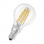 Osram LED Classic P 40 Filament 3.4W 827 Clear E14 LED Lamp, Mini Globe
