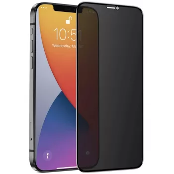 NEVOX NEVOGLASS 3D PRIVACY Screen Protector iPhone 13/13 Pro/14/16e/17e jaoks, läbipaistev
