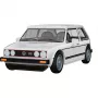 COBI Volkswagen Golf GTI (1976-1983) White 1:35 Scale Diecast Model Car