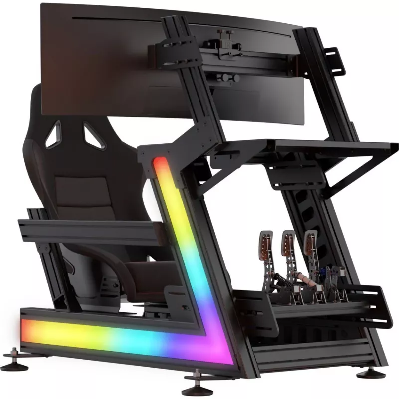 TrackTime Series One LED Illumination Set - RGB LED Strip Kit for Sim Racing Cockpits