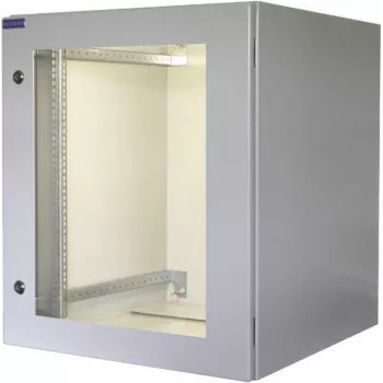 RESISTER 19-tolline võrgukapp Pro - IP66 välitingimustesse ja tööstusesse - vaateuks - 16U - 600x600 mm - helehall (RAL 7035) (90RR19WV166GG)