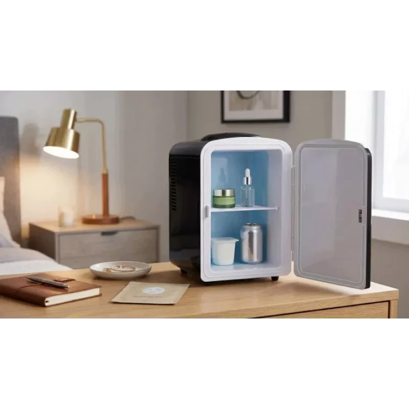 ELLE Home ESDAF101BKEU Mini Fridge 4L Black