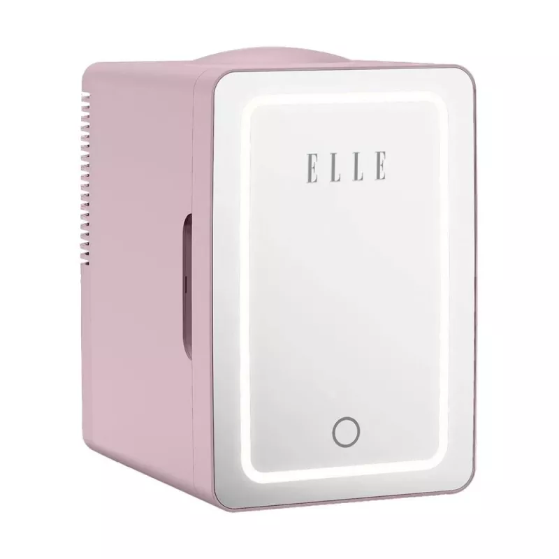 ELLE Home ESDAF01PUEU Mini Külmik LED Meigipeegliga 6L Lilla