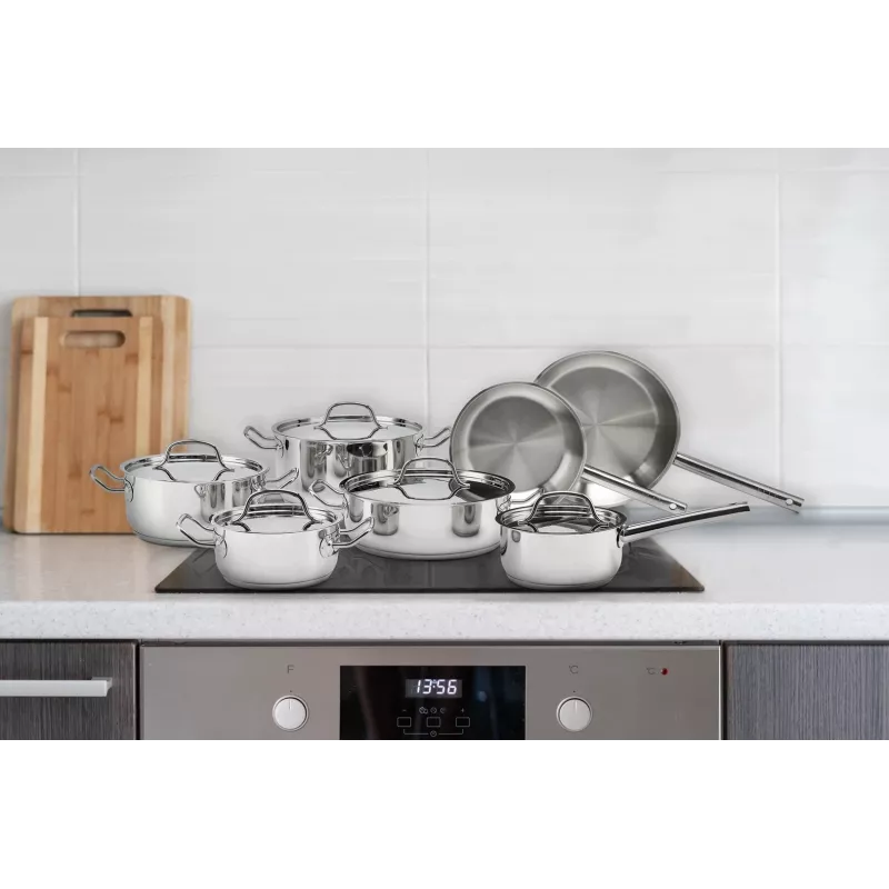 ELLE Home roostevabast terasest 12-osaline poti- ja pannikomplekt ECCS200412A